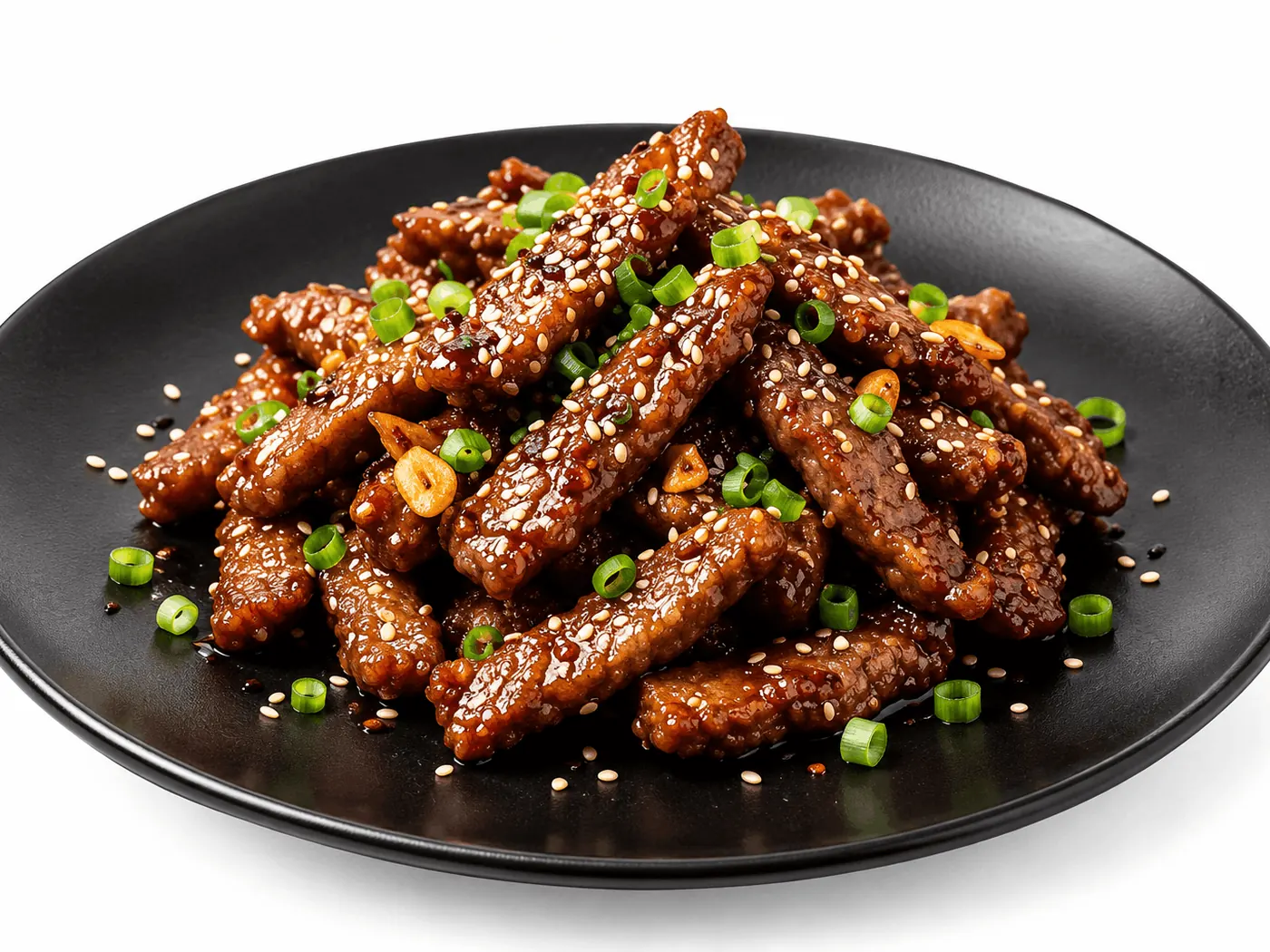 Sesame fried beef at King Chef Restaurant Dubai